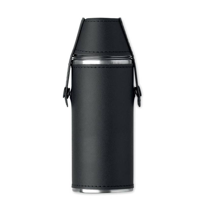 Ploskačka s panákmi, čierna Ploskačka s panákmi, čierna