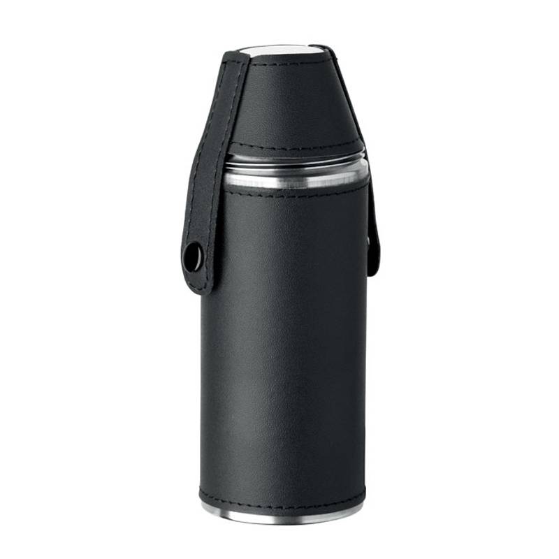 Ploskačka s panákmi, čierna Ploskačka s panákmi, čierna