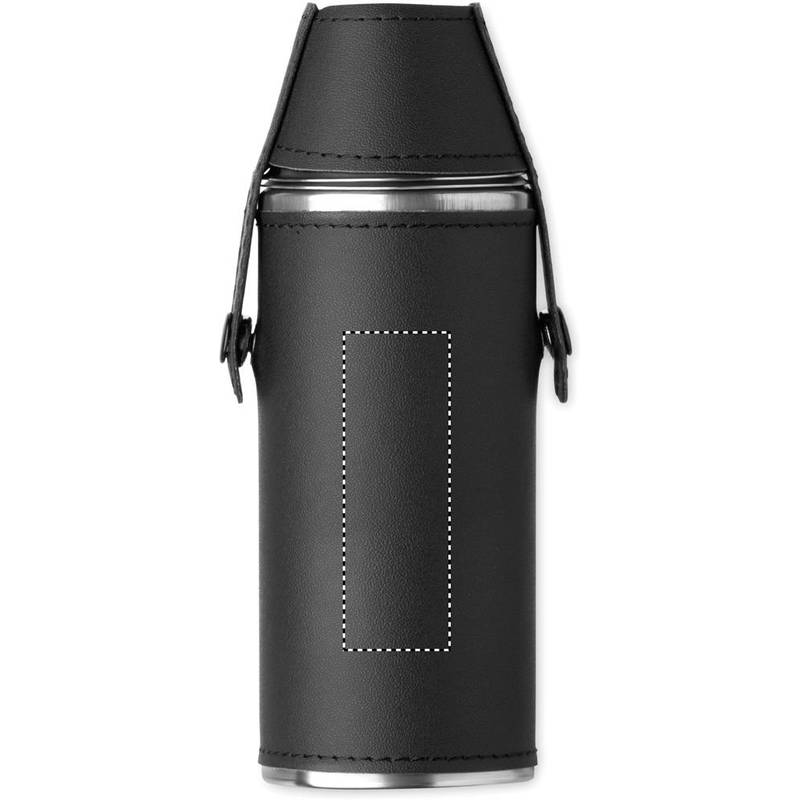 Ploskačka s panákmi, čierna Ploskačka s panákmi, čierna