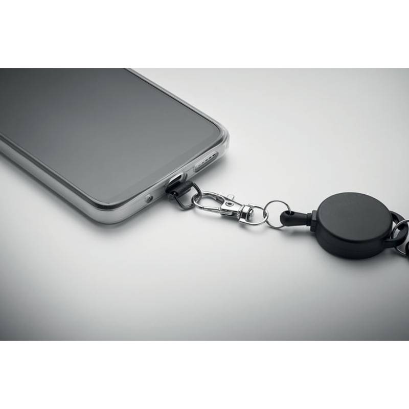 Navijak k telefónu, čierna Navijak k telefónu, čierna