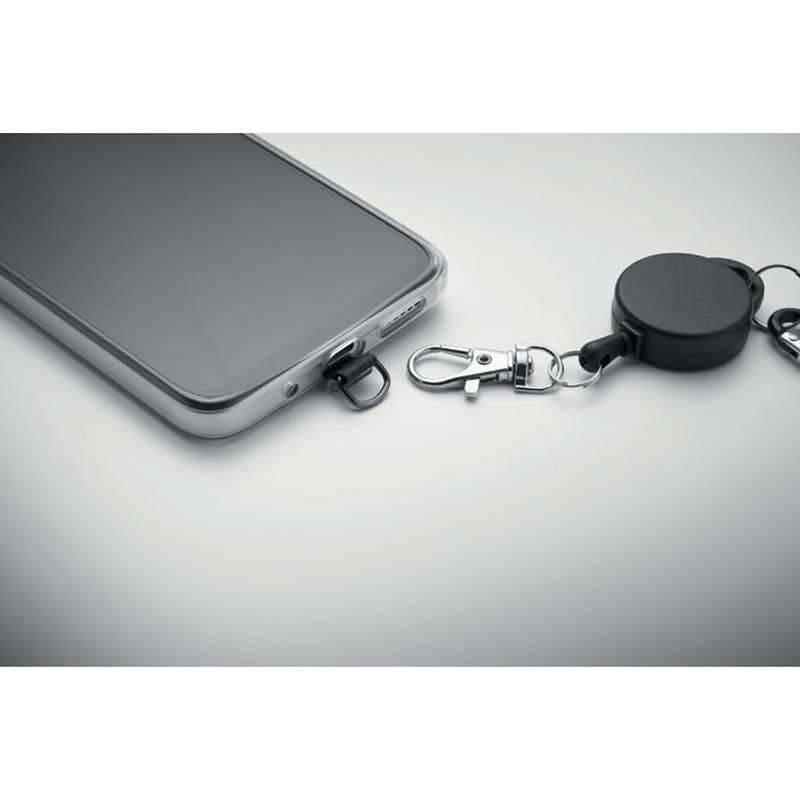 Navijak k telefónu, čierna Navijak k telefónu, čierna