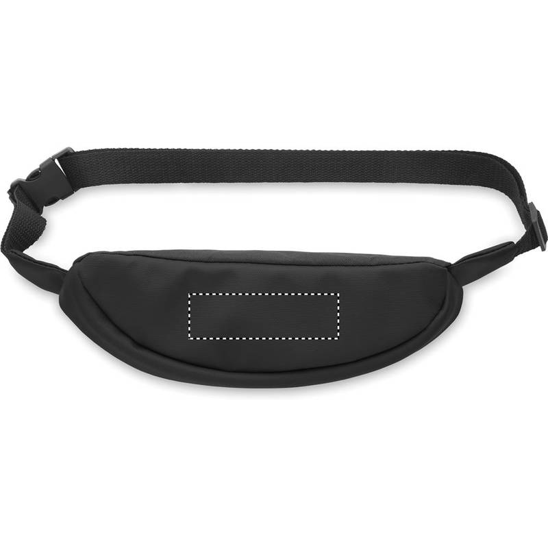 Ľadvinka z materiálu 600D RPET, čierna Ľadvinka z materiálu 600D RPET, čierna