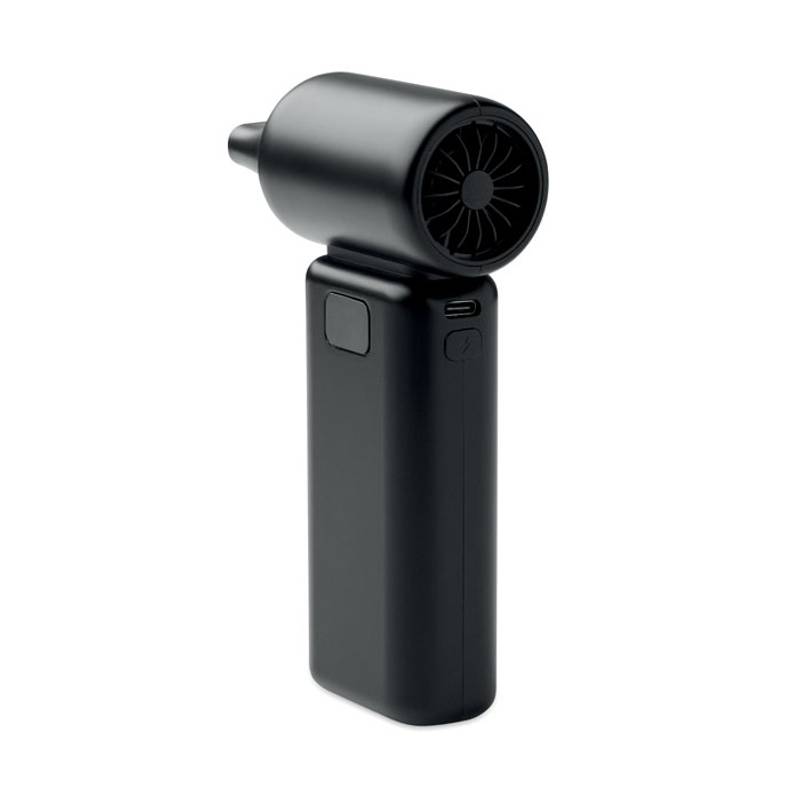 Přenosný turbo ventilátor, černá Přenosný turbo ventilátor, černá