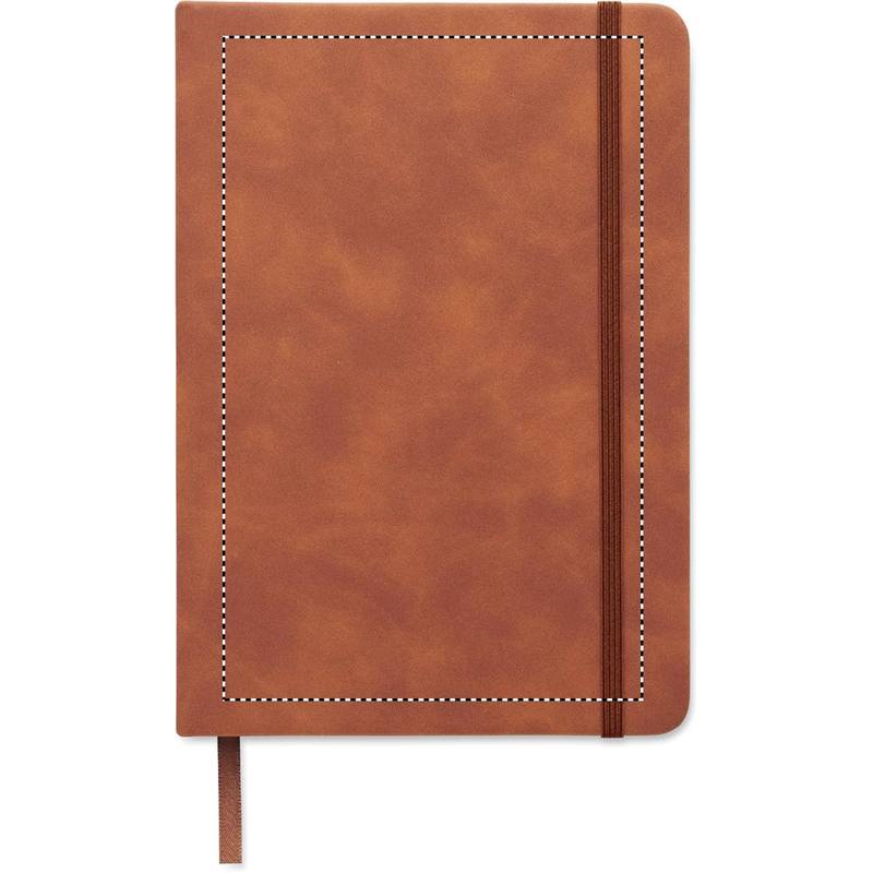 Zápisník A5 z PU, hnědá Zápisník A5 z PU, hnědá