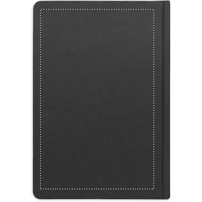 Zápisník A5 z třtinového PLA, černá Zápisník A5 z třtinového PLA, černá