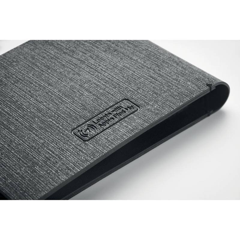 Peňaženka z PU s vyhľadávačom, čierna Peňaženka z PU s vyhľadávačom, čierna