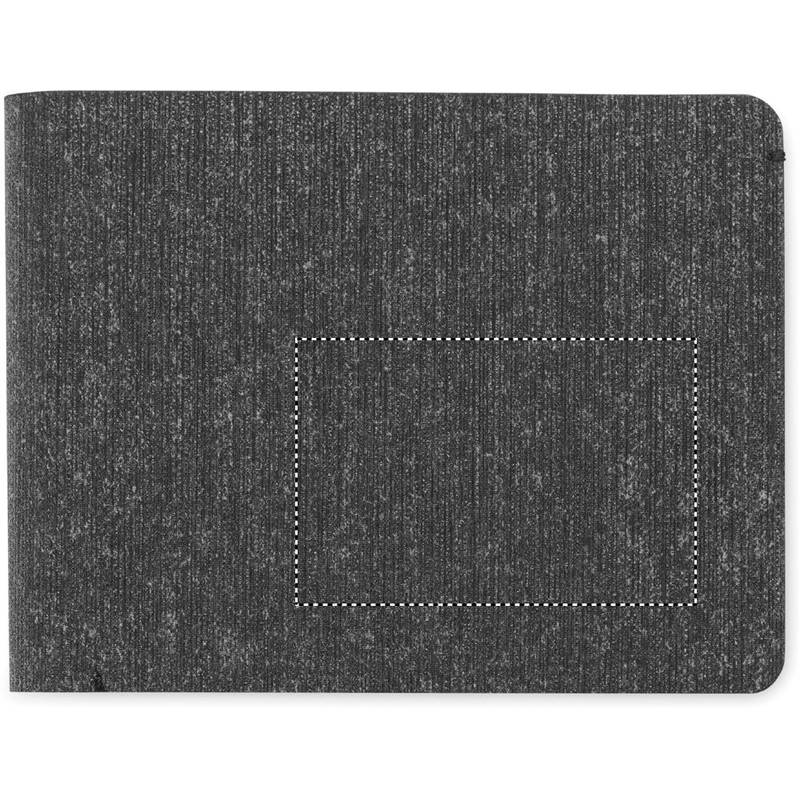 Peňaženka z PU s vyhľadávačom, čierna Peňaženka z PU s vyhľadávačom, čierna