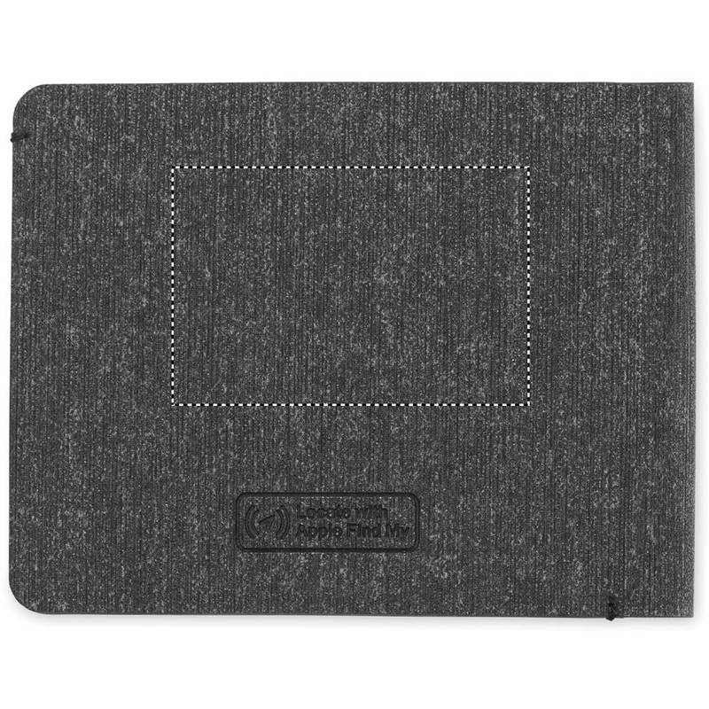 Peňaženka z PU s vyhľadávačom, čierna Peňaženka z PU s vyhľadávačom, čierna