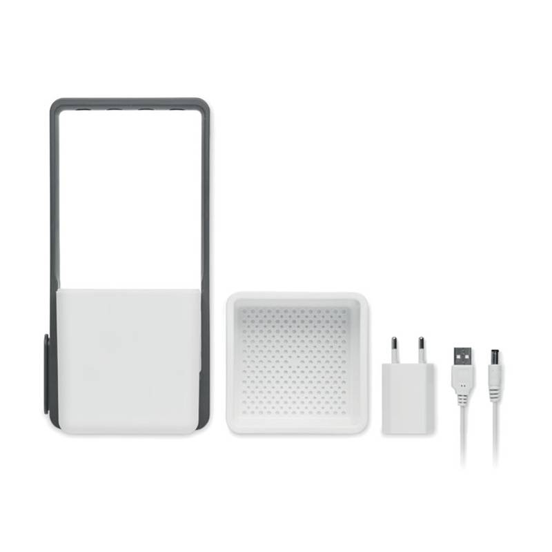 Vnútorná záhradka s LED svetlom, biela Vnútorná záhradka s LED svetlom, biela