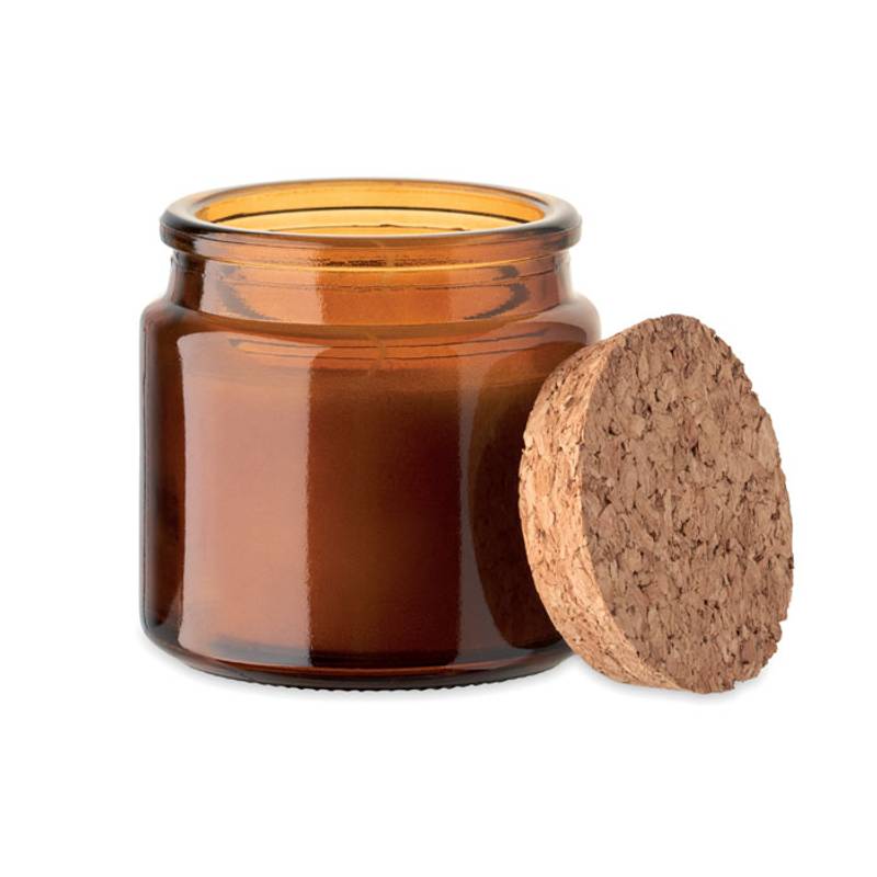 Sviečka z rastlinného vosku 70g, hnedá Sviečka z rastlinného vosku 70g, hnedá