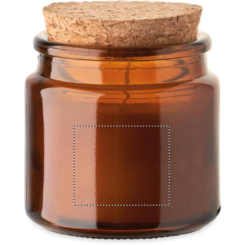 Sviečka z rastlinného vosku 70g, hnedá Sviečka z rastlinného vosku 70g, hnedá