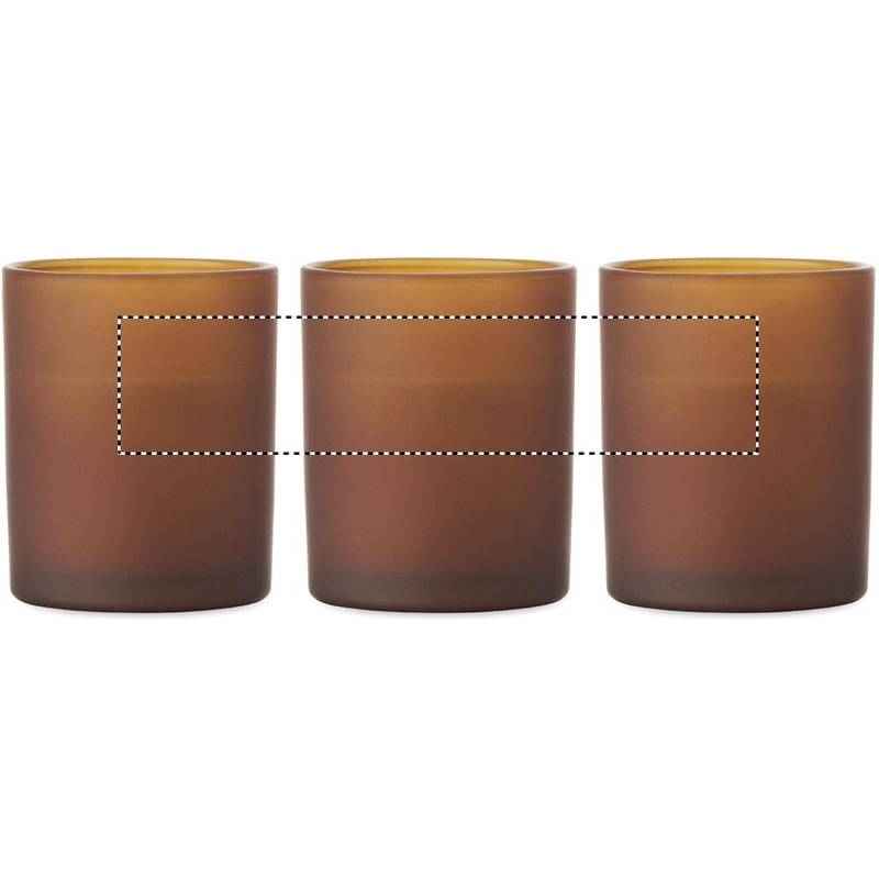 Sviečka z rastlinného vosku 80g, hnedá Sviečka z rastlinného vosku 80g, hnedá