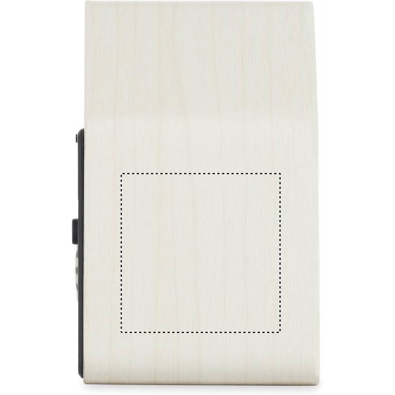 Budík ve stylu kukaček z MDF, bílá Budík ve stylu kukaček z MDF, bílá