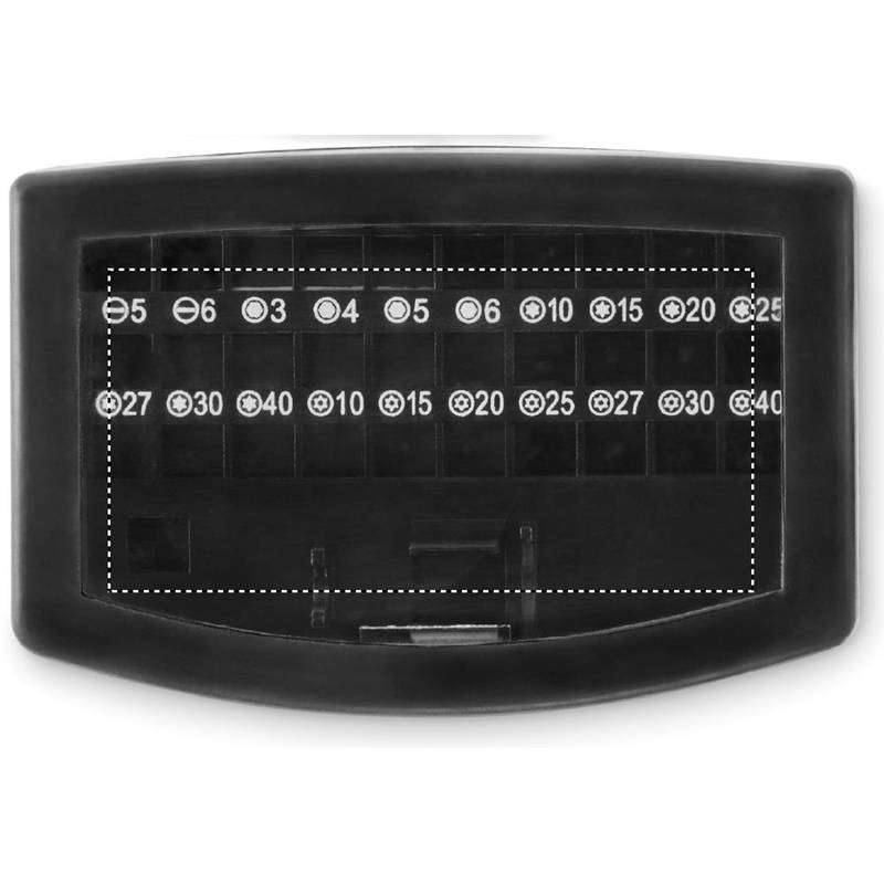 Sada skrutkovačov a bitov, 32ks, čierna Sada skrutkovačov a bitov, 32ks, čierna