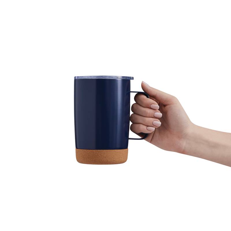 Vakuový hrnek na pití STEELJOURNEY, modrá Dark Vakuový hrnek na pití STEELJOURNEY, modrá Dark