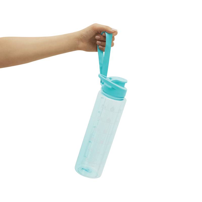 Sportovní láhev na vodu AQUA LEVEL, světle modrá Sportovní láhev na vodu AQUA LEVEL, světle modrá