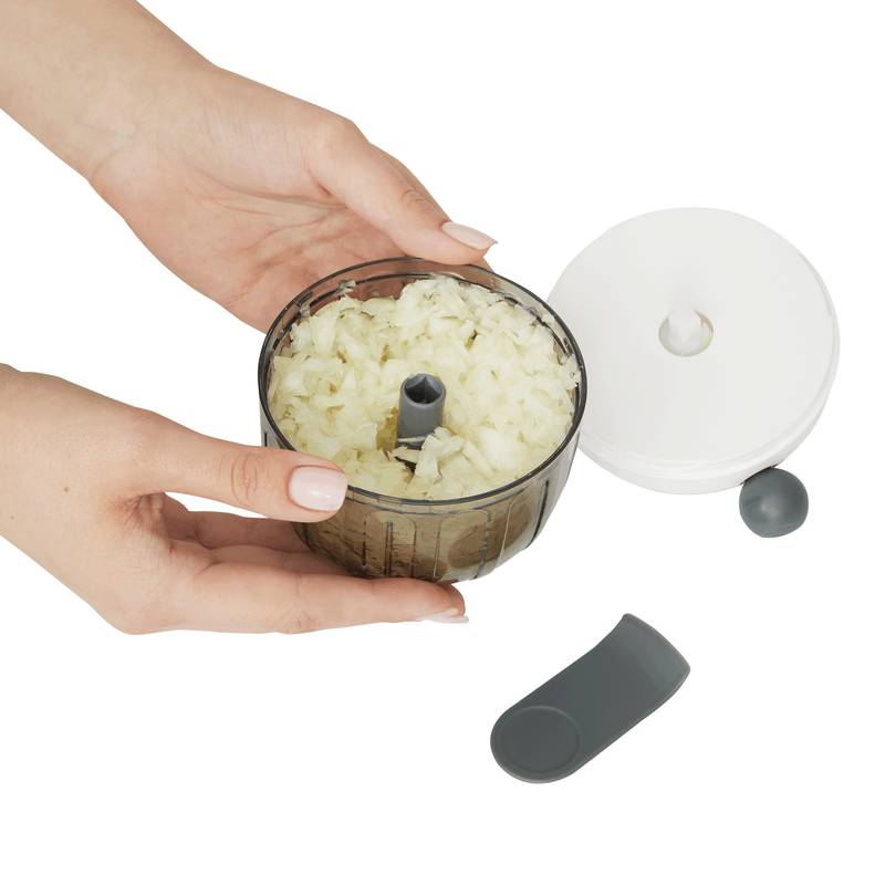 Mini sekáček na potraviny QUICK CHOP, bílá - šedá Mini sekáček na potraviny QUICK CHOP, bílá - šedá