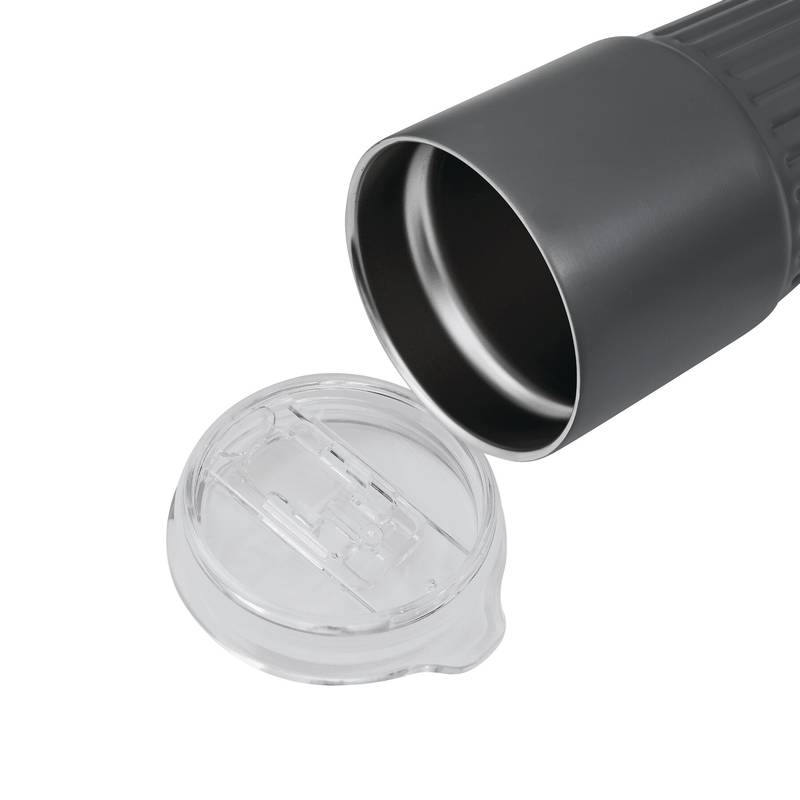 Vakuový hrnek na pití WAVE LINE, šedá Vakuový hrnek na pití WAVE LINE, šedá