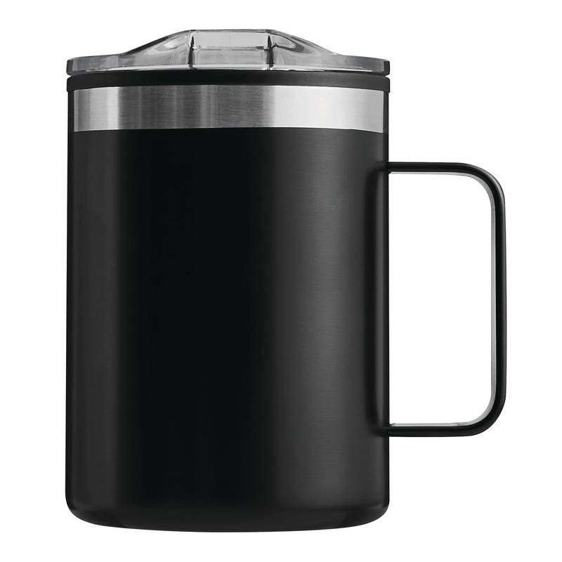 Dvoustěnný cestovní hrnek STYLEMUG, černá Dvoustěnný cestovní hrnek STYLEMUG, černá