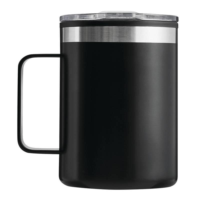 Dvoustěnný cestovní hrnek STYLEMUG, černá Dvoustěnný cestovní hrnek STYLEMUG, černá