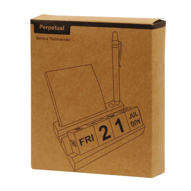 Bambusový držiak na poznámky PERPETUAL, hnedá Wood Bambusový držiak na poznámky PERPETUAL, hnedá Wood