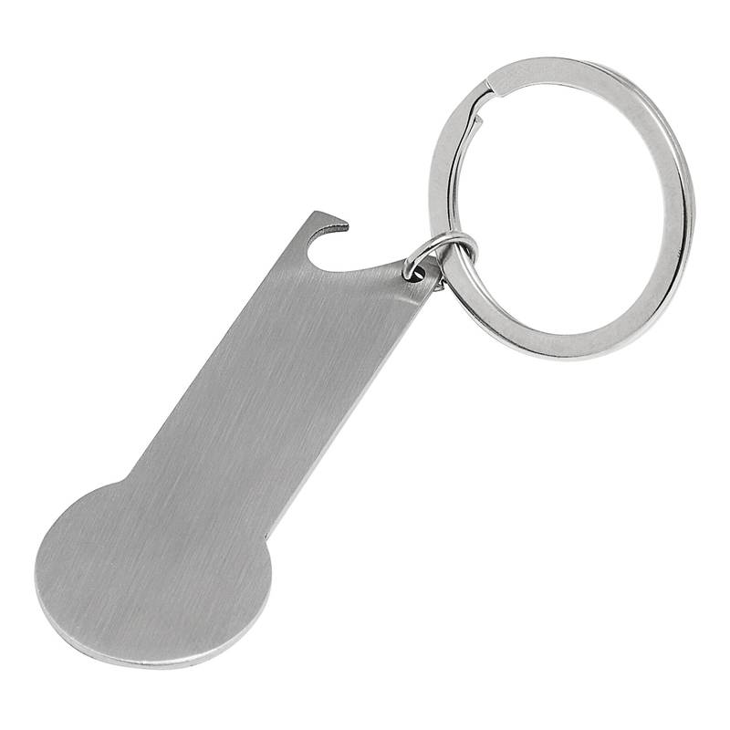 Uvoľňovač nákupného vozíka NO COIN, sivá Silver Uvoľňovač nákupného vozíka NO COIN, sivá Silver