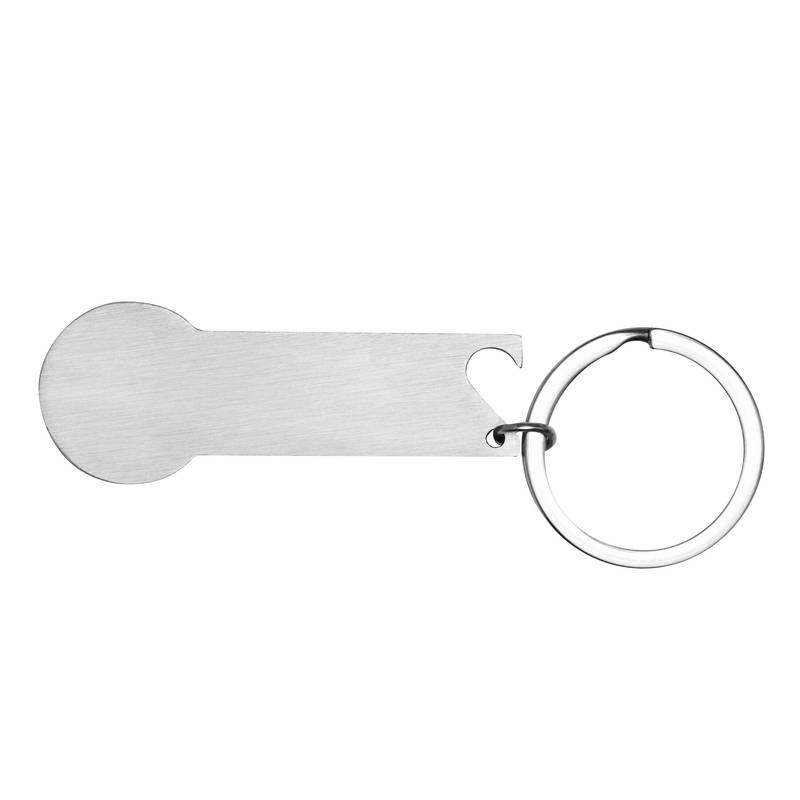 Uvoľňovač nákupného vozíka NO COIN, sivá Silver Uvoľňovač nákupného vozíka NO COIN, sivá Silver