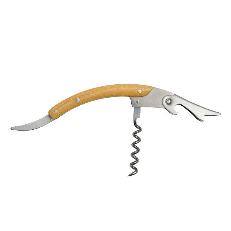 Čašnícky nôž PULLY, hnedá - sivá Silver Čašnícky nôž PULLY, hnedá - sivá Silver