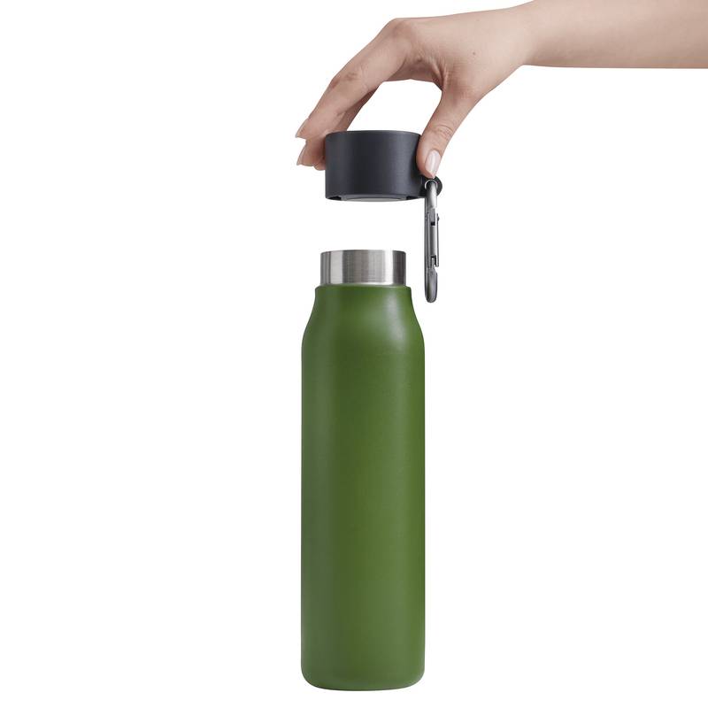 Vakuová láhev na pití ALPINE PEAK, zelená Vakuová láhev na pití ALPINE PEAK, zelená