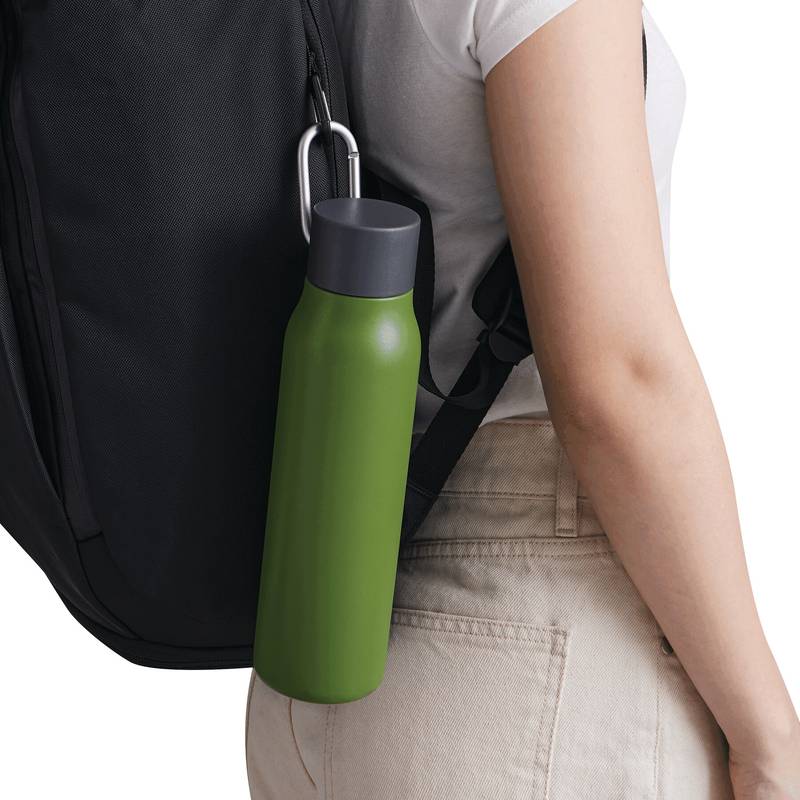 Vakuová láhev na pití ALPINE PEAK, zelená Vakuová láhev na pití ALPINE PEAK, zelená