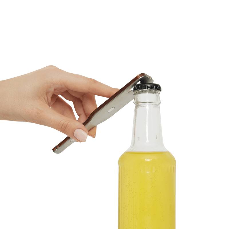 Bambusový otvírák na lahve MY BEER, hnědá Bambusový otvírák na lahve MY BEER, hnědá