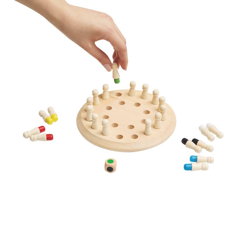 Pamäťová hra COLOURMATCH, hnedá Wood Pamäťová hra COLOURMATCH, hnedá Wood