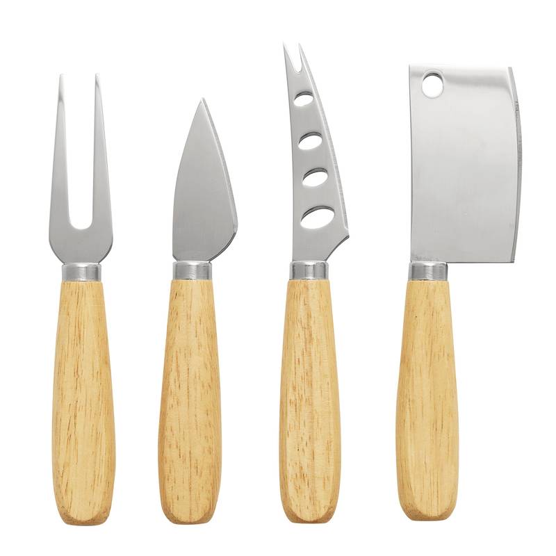 Súprava príborov na syr ELEGANCE, hnedá - sivá Silver Súprava príborov na syr ELEGANCE, hnedá - sivá Silver