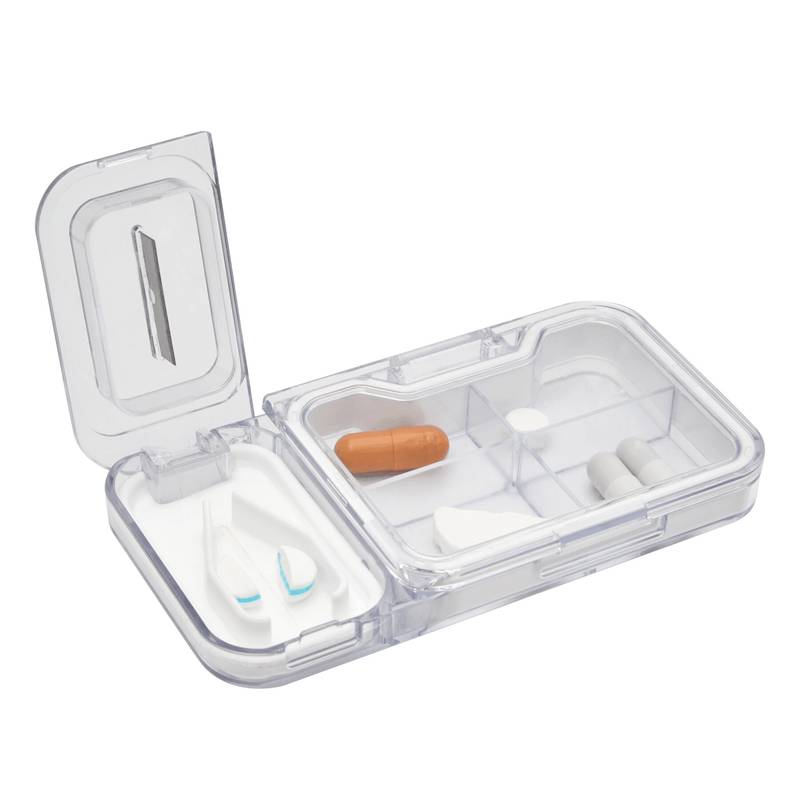 Krabička na lieky CUT IT, biela Krabička na lieky CUT IT, biela