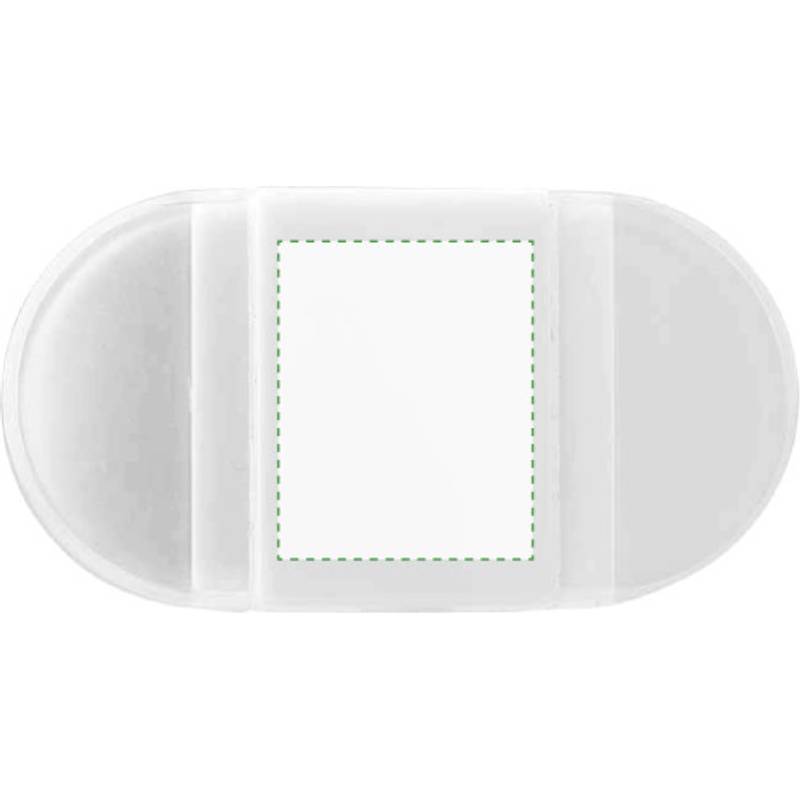 Plastové strúhadlo na ceruzky s gumou, biela Plastové strúhadlo na ceruzky s gumou, biela