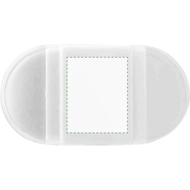 Plastové strúhadlo na ceruzky s gumou, biela Plastové strúhadlo na ceruzky s gumou, biela