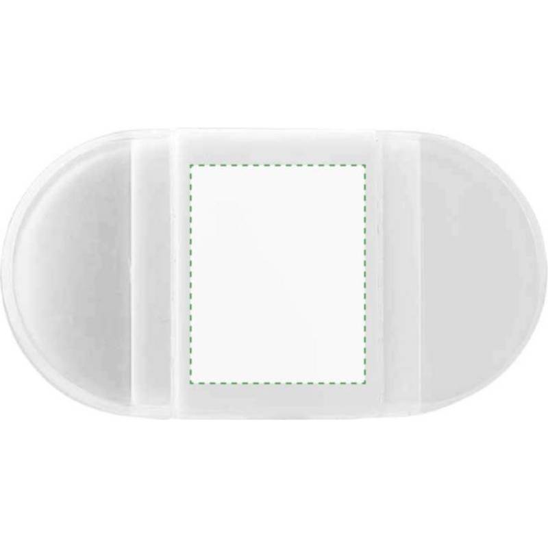 Plastové strúhadlo na ceruzky s gumou, biela Plastové strúhadlo na ceruzky s gumou, biela