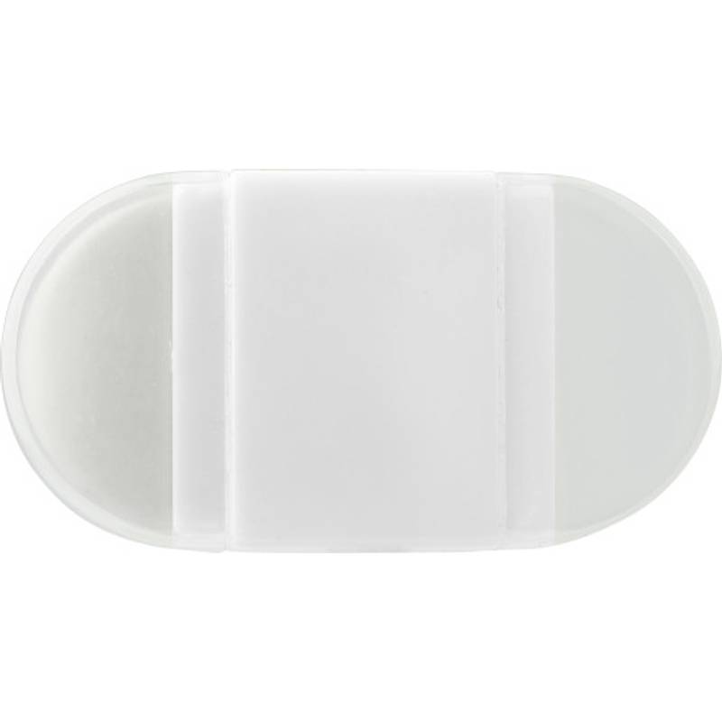 Plastové strúhadlo na ceruzky s gumou, biela Plastové strúhadlo na ceruzky s gumou, biela