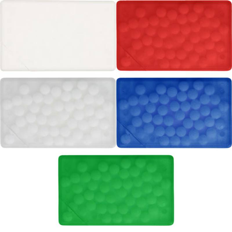 KREDITKA bonbóny v krabičce, tvar kreditní karty, bílá KREDITKA bonbóny v krabičce, tvar kreditní karty, bílá