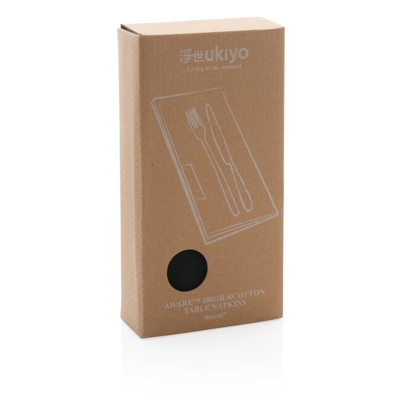 Obrúsky Ukiyo zo 180g recyklovanej bavlny AWARE™ Obrúsky Ukiyo zo 180g recyklovanej bavlny AWARE™