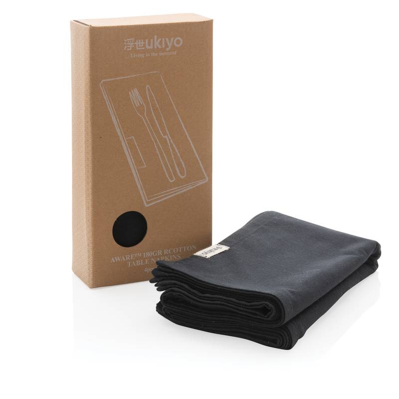 Obrúsky Ukiyo zo 180g recyklovanej bavlny AWARE™ Obrúsky Ukiyo zo 180g recyklovanej bavlny AWARE™