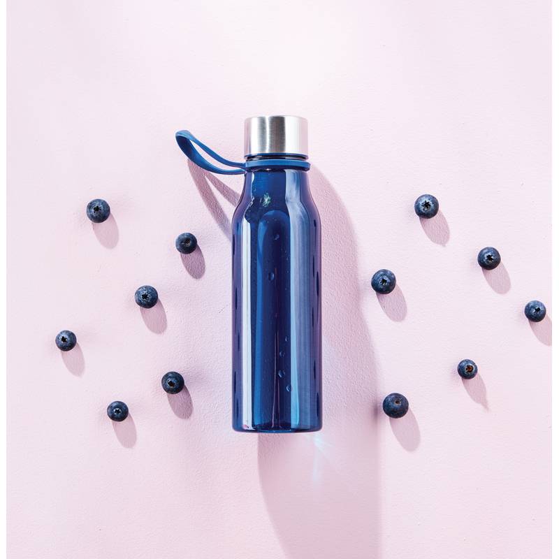 Štíhlá tritanová láhev na vodu VINGA, modrá námořnická Štíhlá tritanová láhev na vodu VINGA, modrá námořnická