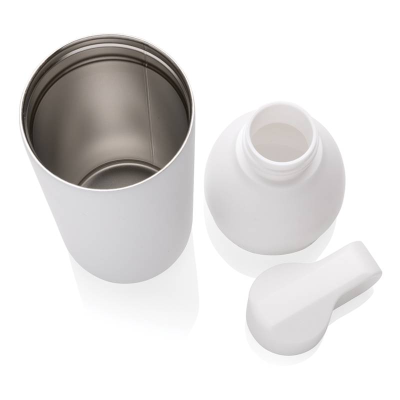 Termo fľaša Flow z RCS recyklovanej nerezovej ocele, biela Termo fľaša Flow z RCS recyklovanej nerezovej ocele, biela