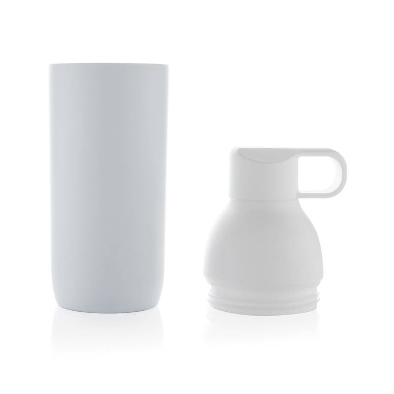 Termo fľaša Flow z RCS recyklovanej nerezovej ocele, biela Termo fľaša Flow z RCS recyklovanej nerezovej ocele, biela