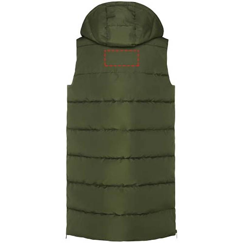 Dámská zateplená vesta Reine, zelená Militar, S Dámská zateplená vesta Reine, zelená Militar, S