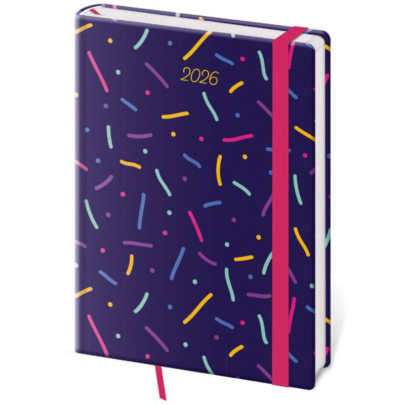 Týždenný diár B6 Vario Pitaya s gumičkou, 2026 Týždenný diár B6 Vario Pitaya s gumičkou, 2026