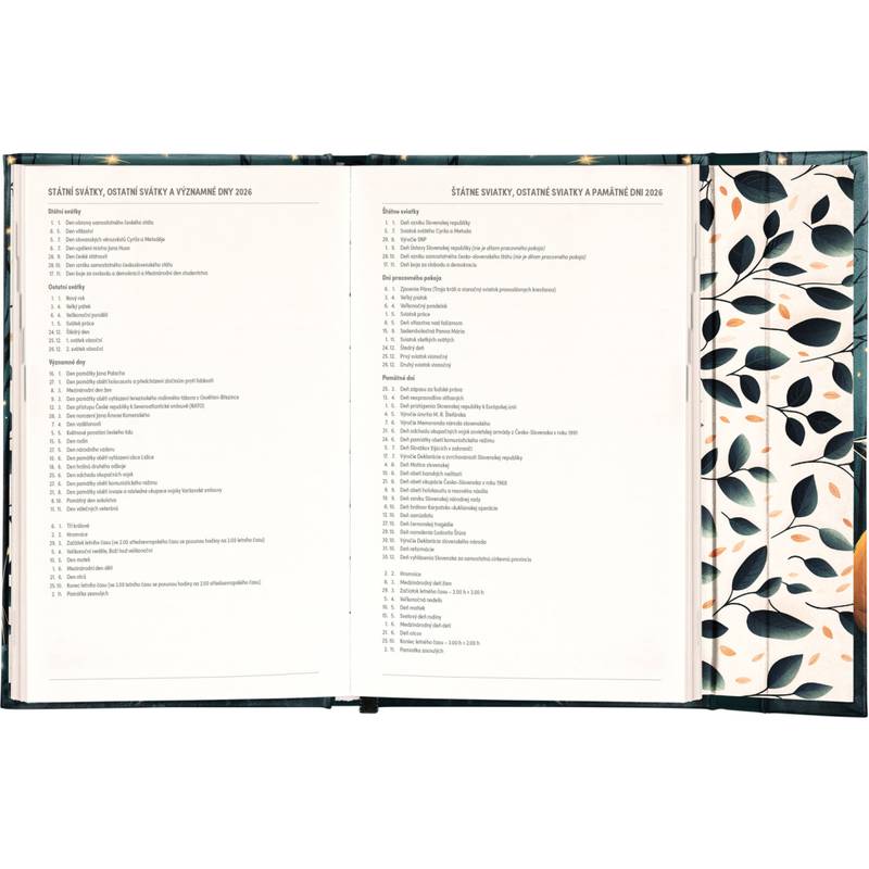 NOTIQUE Týždenný magnetický diár Líška 2026, 13 x 21 cm NOTIQUE Týždenný magnetický diár Líška 2026, 13 x 21 cm