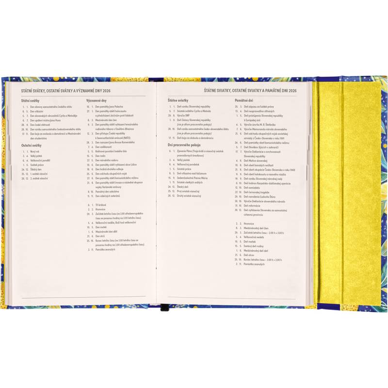 NOTIQUE Týždenný magnetický diár Citróny 2026, 11 x 16 cm NOTIQUE Týždenný magnetický diár Citróny 2026, 11 x 16 cm