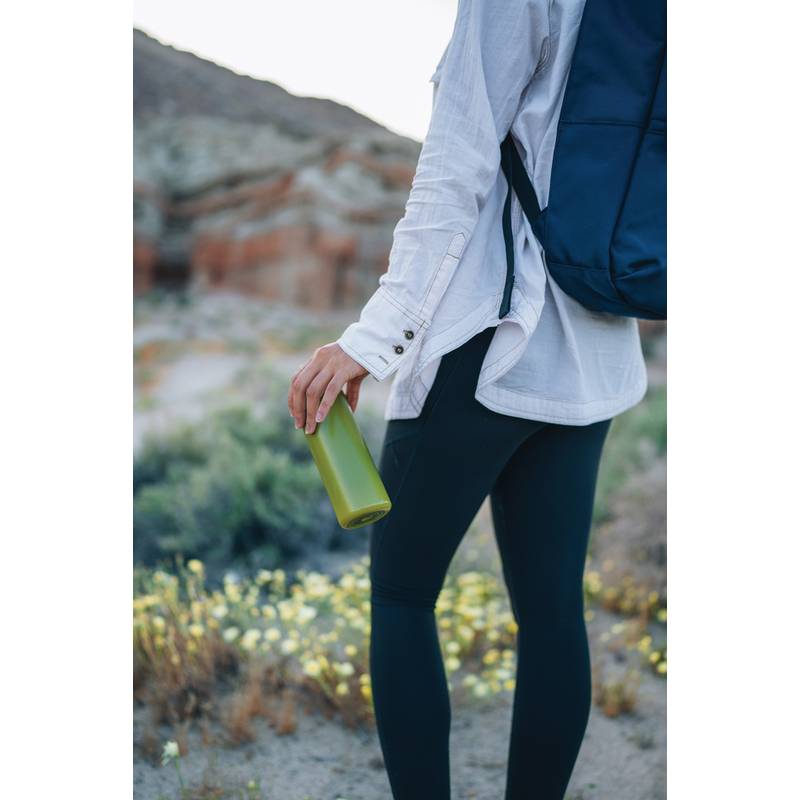 Láhev na vodu s madlem z RCS RPP, zelená Láhev na vodu s madlem z RCS RPP, zelená