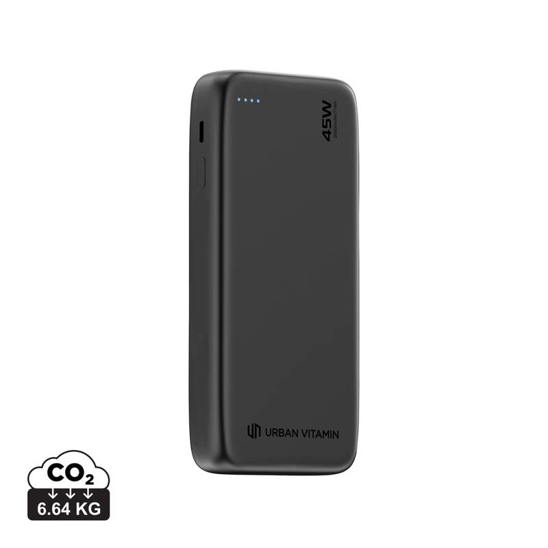 Urban Vitamin San Mateo 45W 20 000 mAh powerbanka, čierna Urban Vitamin San Mateo 45W 20 000 mAh powerbanka, čierna